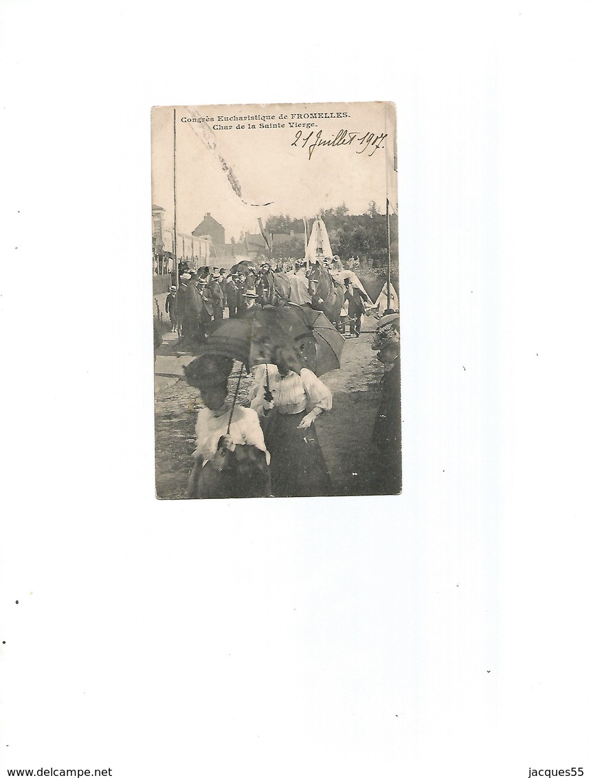 Fromelles-congrés Eucharistique-21-07-1907 - Autres & Non Classés