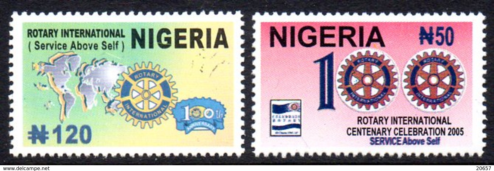 Nigeria 765/66 Rotary - Rotary, Lions Club