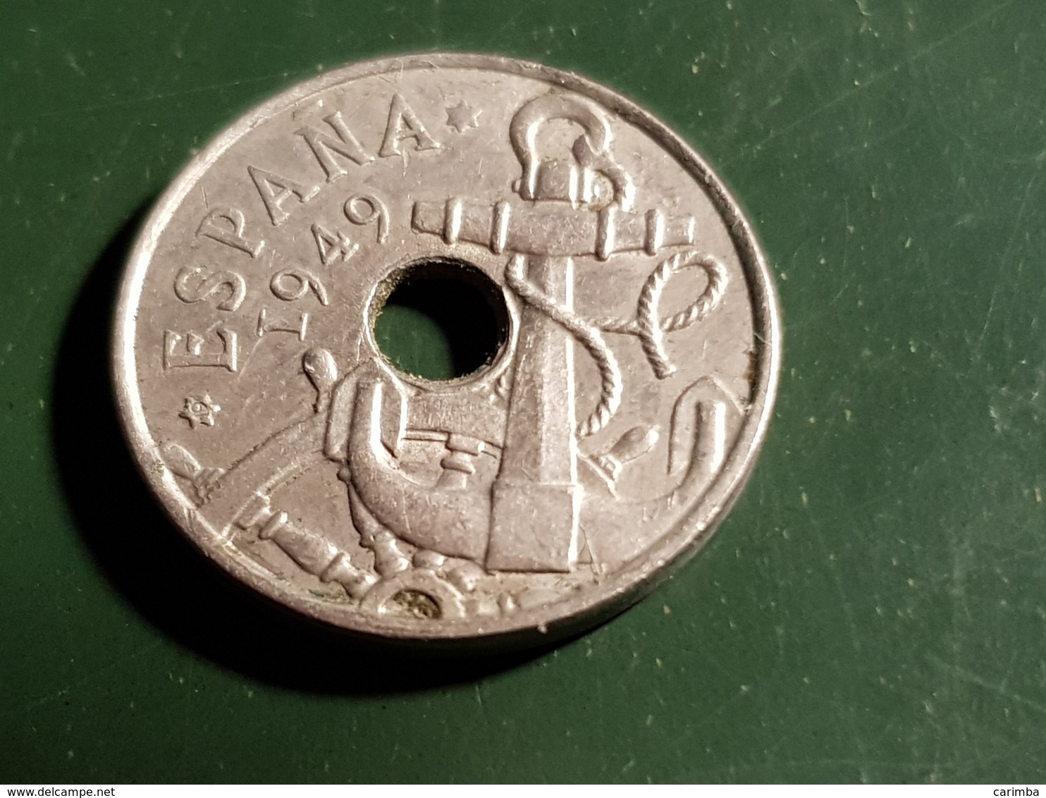 50 Pesetas 1949 - 50 Centimos