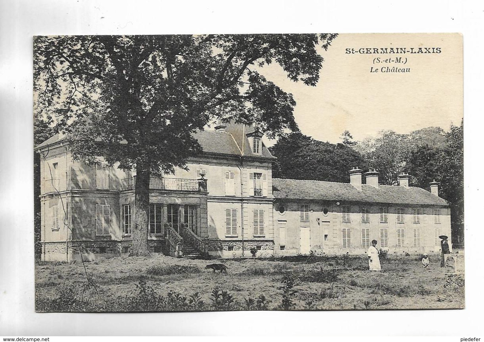 77 - St-GERMAIN-LAXIS ( S.-et-M. ) Le Château - Autres & Non Classés