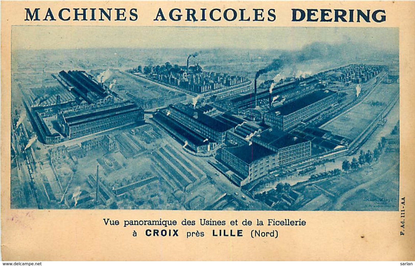 59 , CROIX , Machines Agricoles DEERING , * 435 50 - Autres & Non Classés