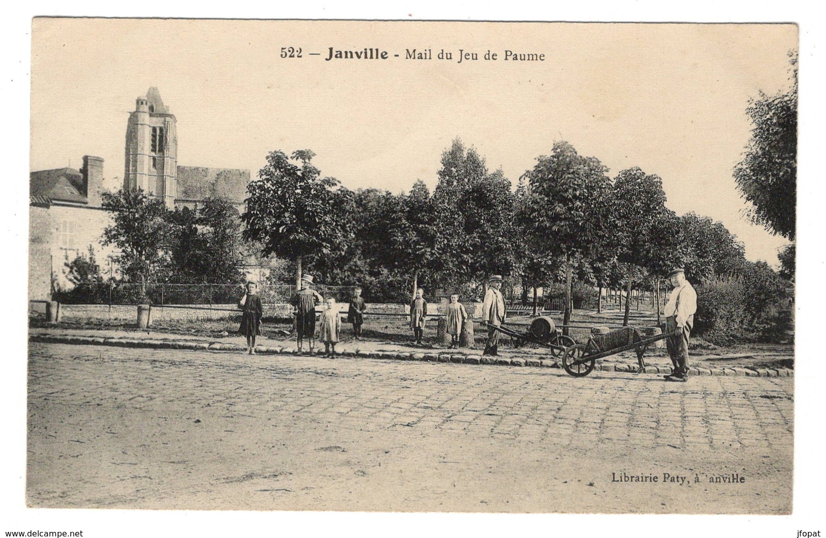 28 EURE ET LOIR - JANVILLE Mail Du Jeu De Paume - Autres & Non Classés