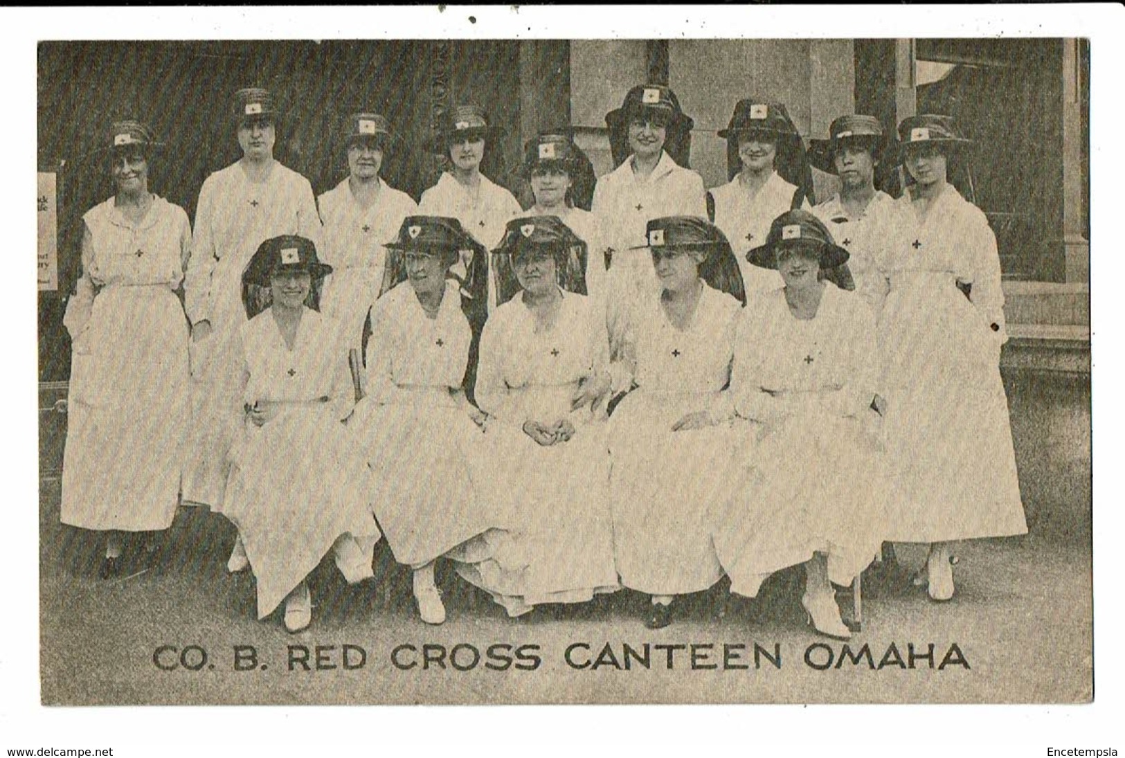 CPA-Carte Postale-Etats Unis- Co. Red Cross Canteen Omaha -1918??-VM10765 - Health