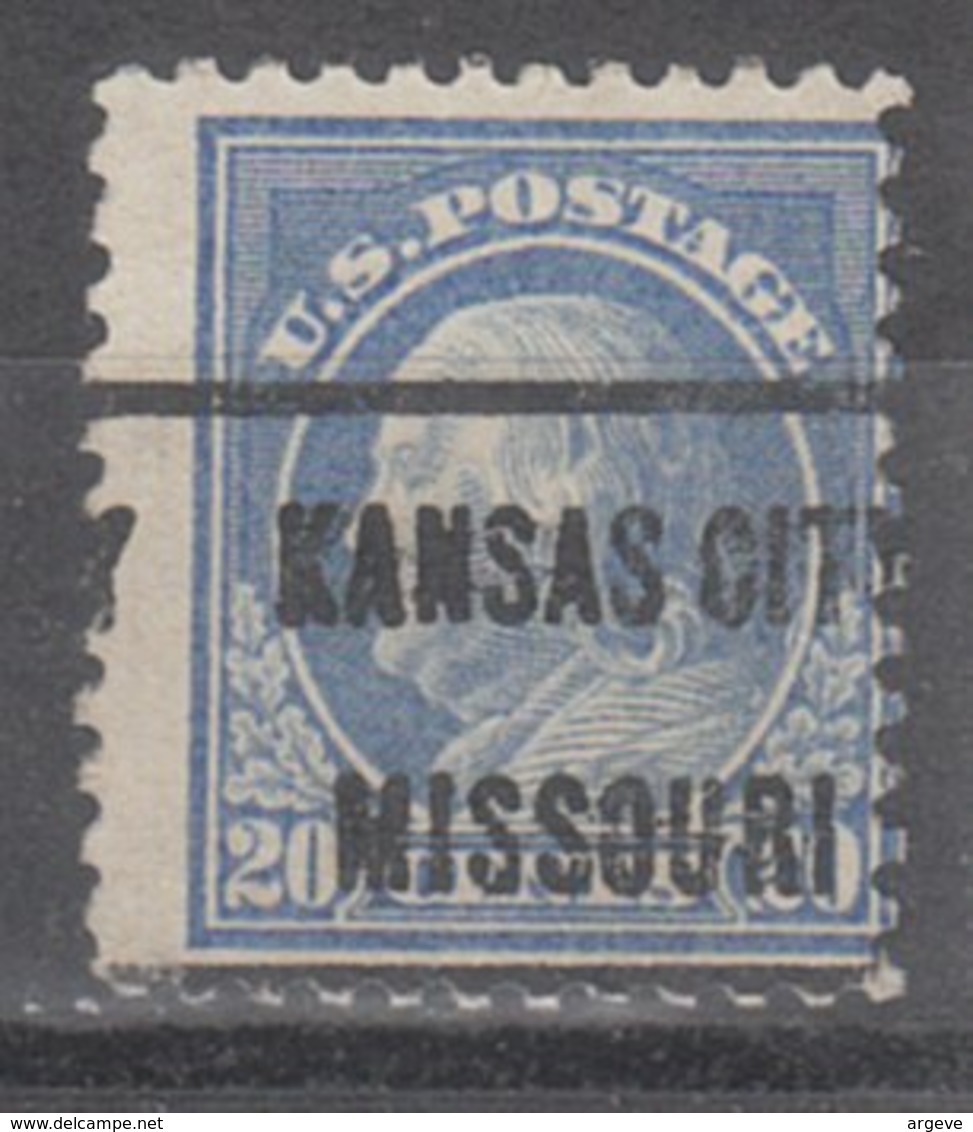 USA Precancel Vorausentwertung Preo, Locals Missouri, Kansas City 1917-L-19 E - Vorausentwertungen