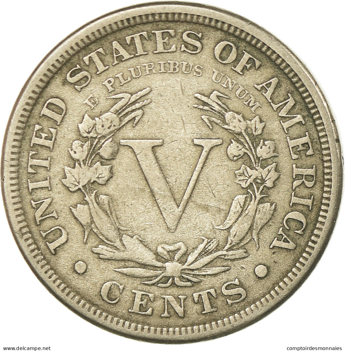 Monnaie, États-Unis, Liberty Nickel, 5 Cents, 1884, U.S. Mint, Philadelphie - 1883-1913: Liberty