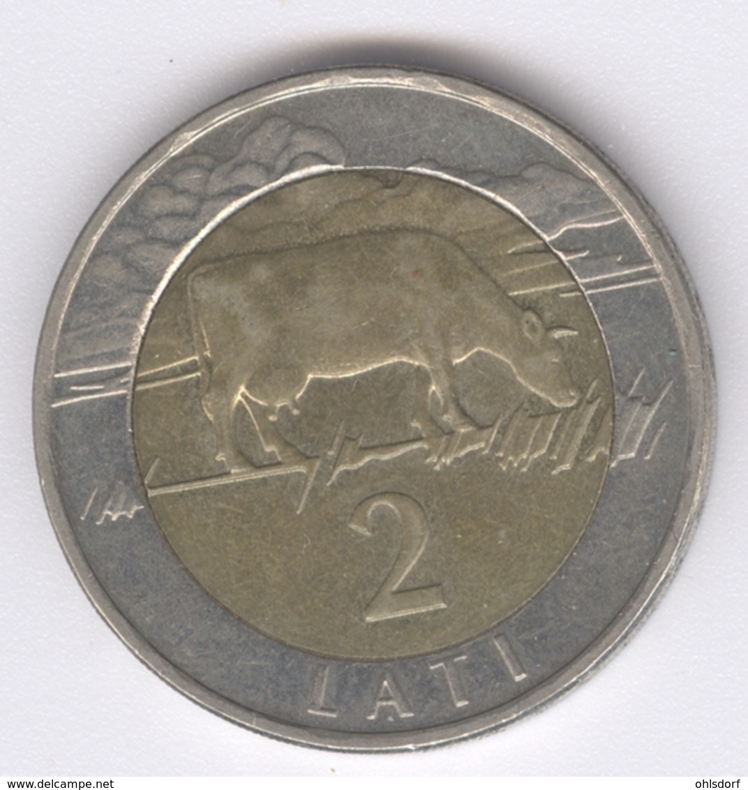 LATVIA 1999: 1 Lati, KM 38 - Lettland