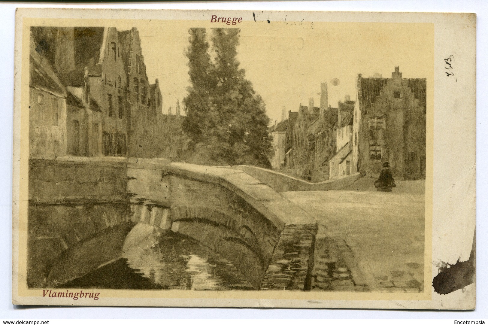 CPA - Carte Postale Signée Par HENRI BAELS - Belgique - Brugge - Vlamingbrug - 1904 ( HB10941) - Brugge