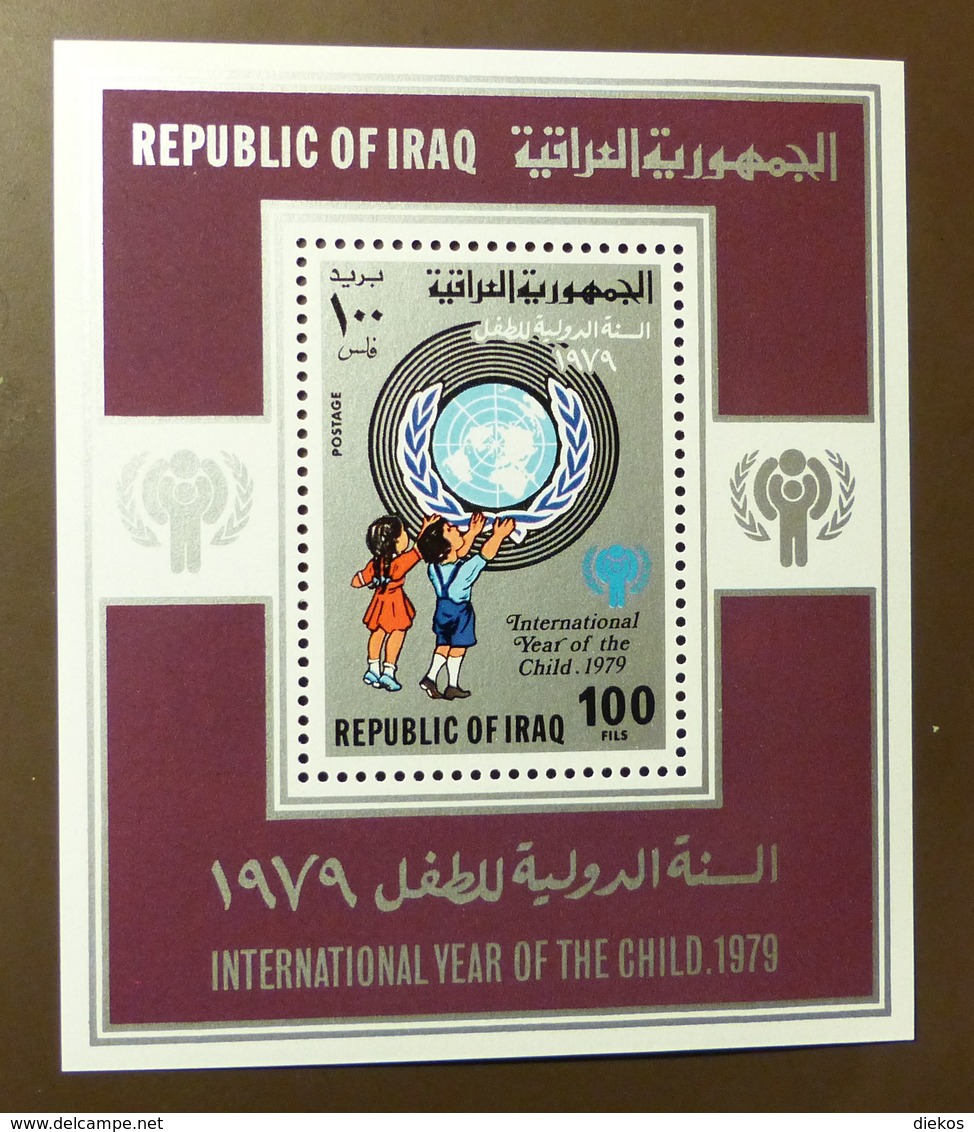 Iraq  Block   Année De L'enfant 1979 JAHR DES KINDES YEAR OF THE CHILD ** MNH #5141 - Irak