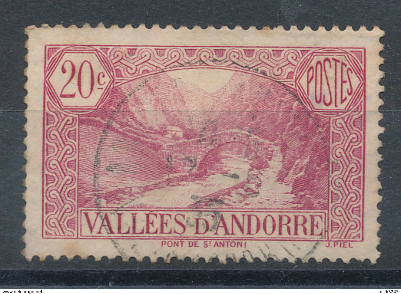 Andorre  N°30 Pont De Saint-Antoine - Used Stamps