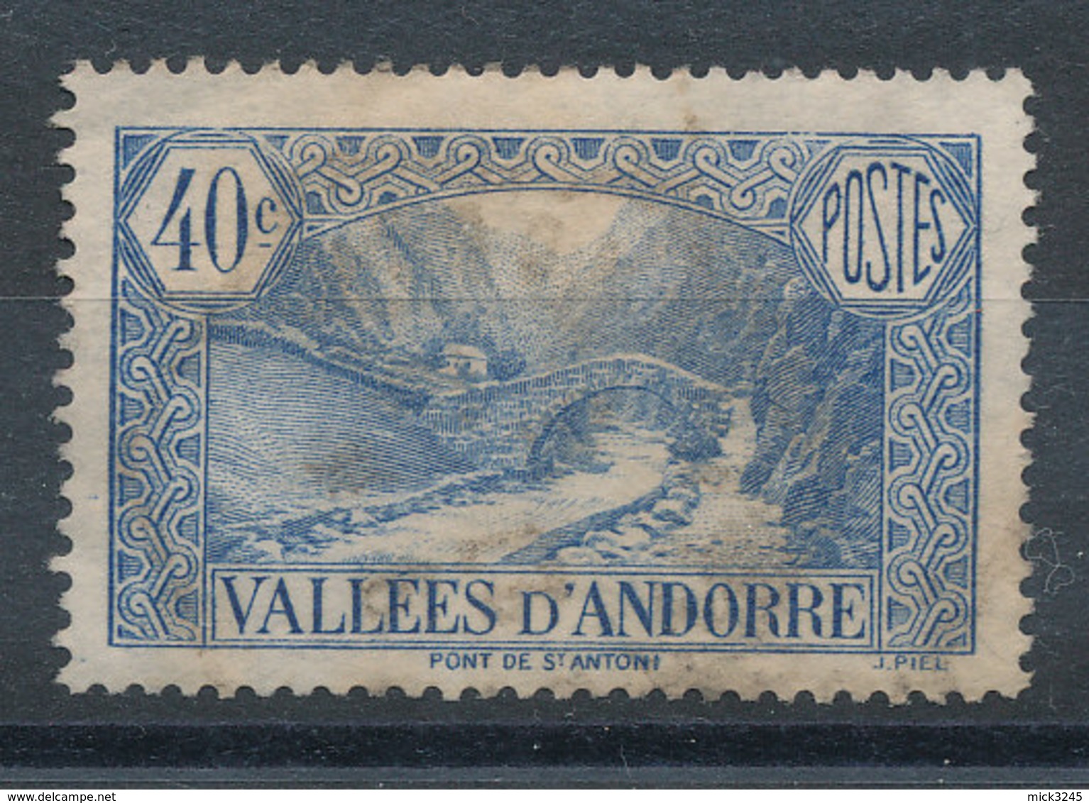 Andorre  N°33 Pont De Saint-Antoine - Used Stamps