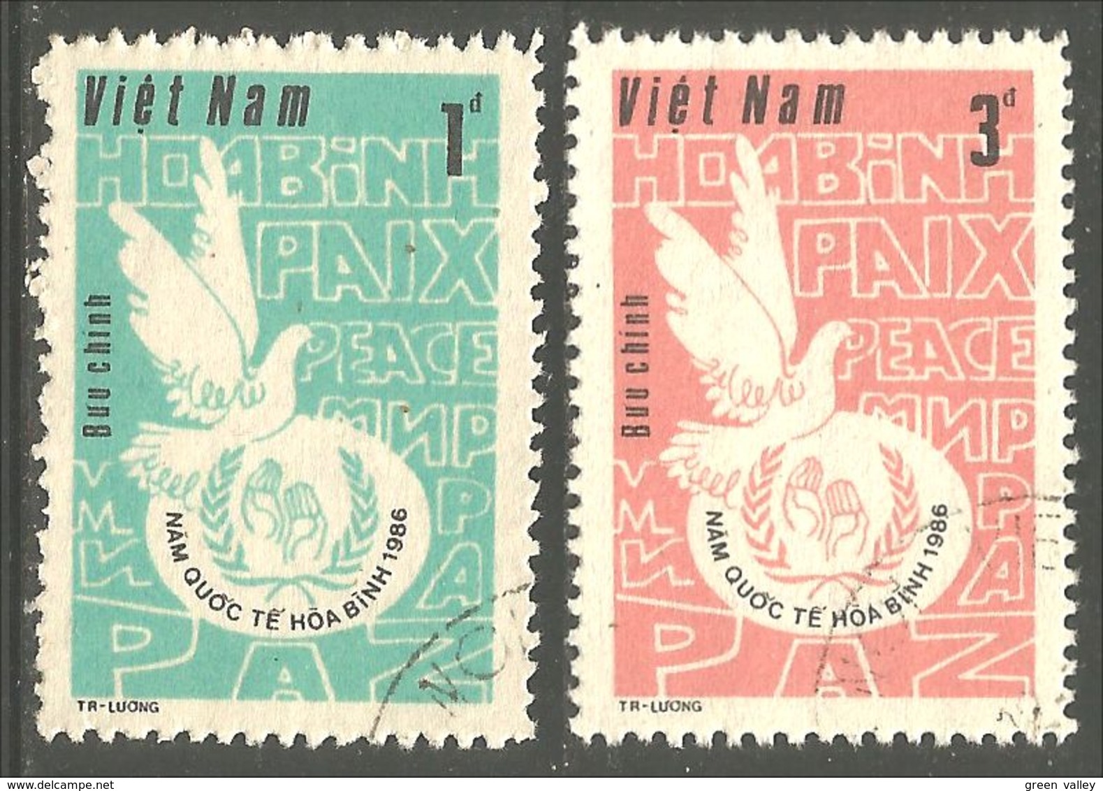 930 Vietnam Peace Year Année Paix Colombe Dove (VIE-318f) - Altri & Non Classificati