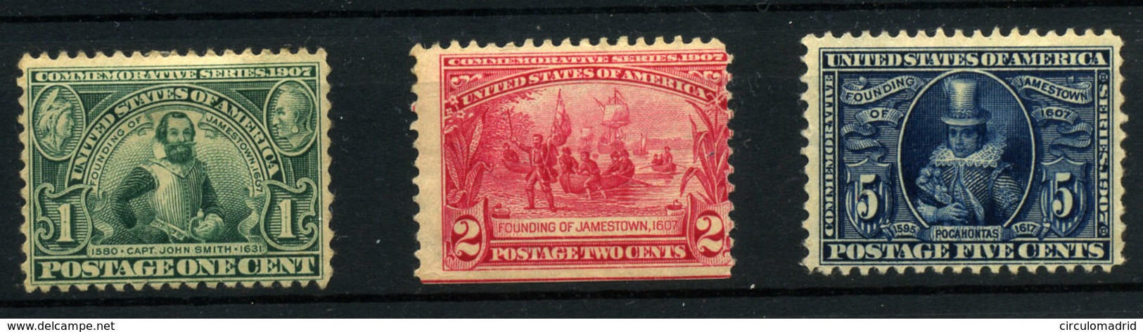 Estados Unidos Nº 164/66. Año 1907 - Unused Stamps
