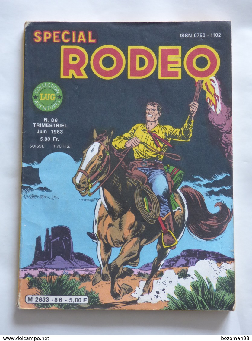 SPECIAL RODEO   N° 86  TBE - Rodeo