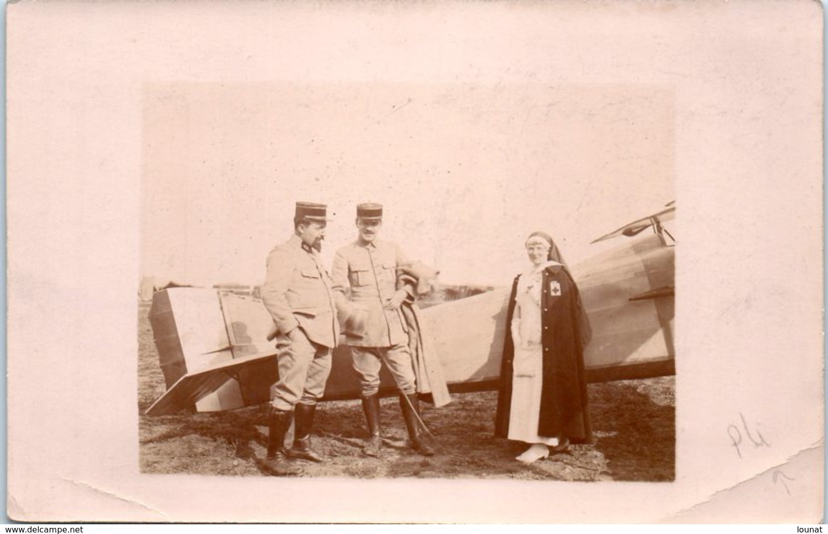 CROIX ROUGE - Avion - Soeur - Carte Photo Année 1918 - Red Cross