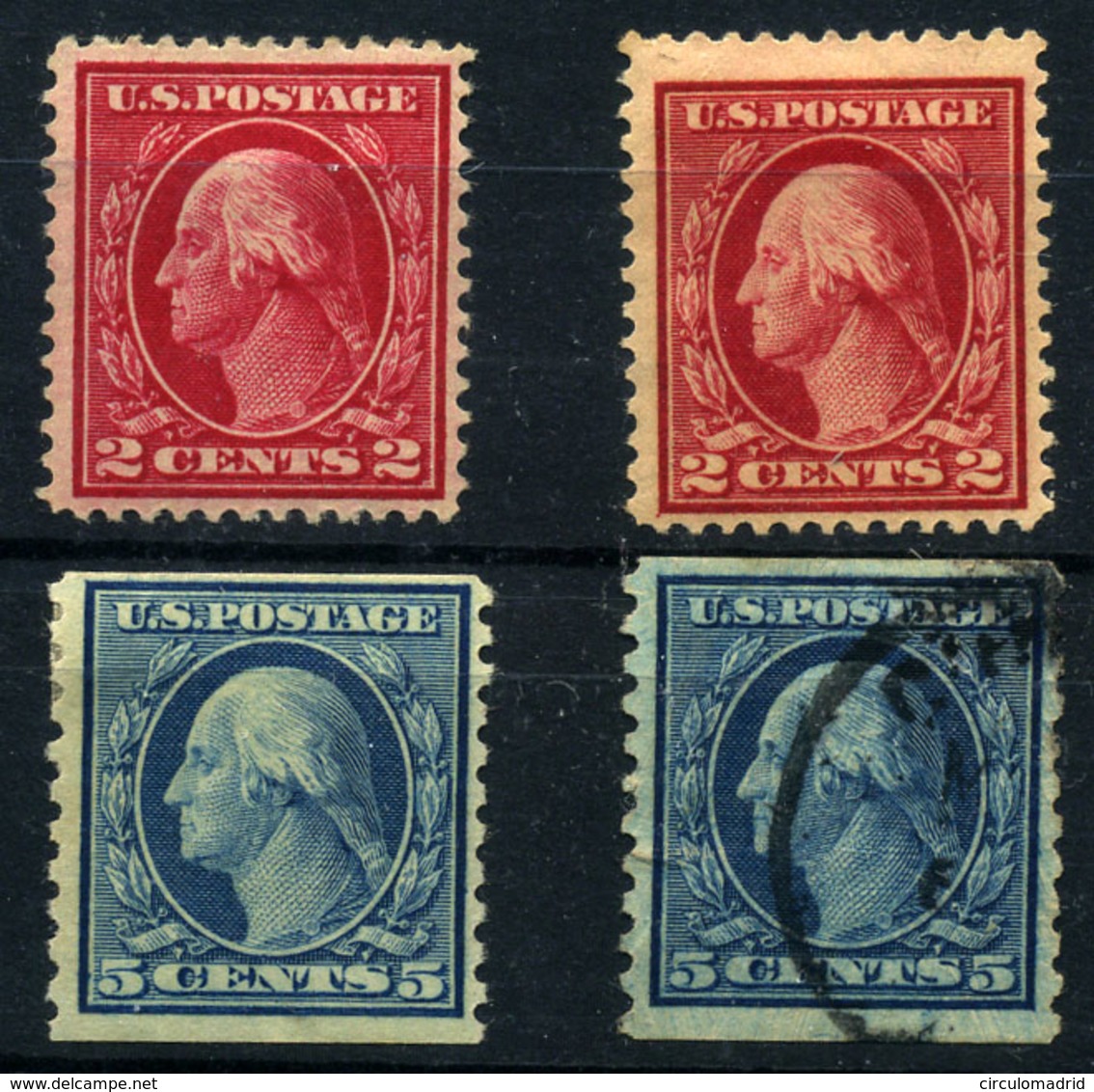 Estados Unidos Nº 168, 171b, 171b. Año 1908/9 - Unused Stamps