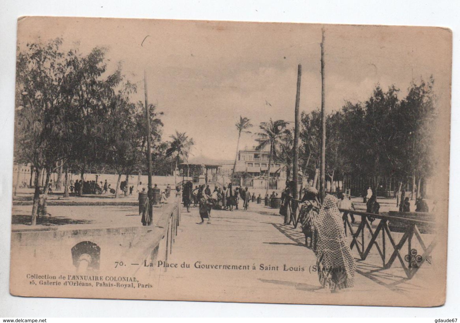 SAINT LOUIS (SENEGAL) - LA PLACE DU GOUVERNEMENT - Sénégal