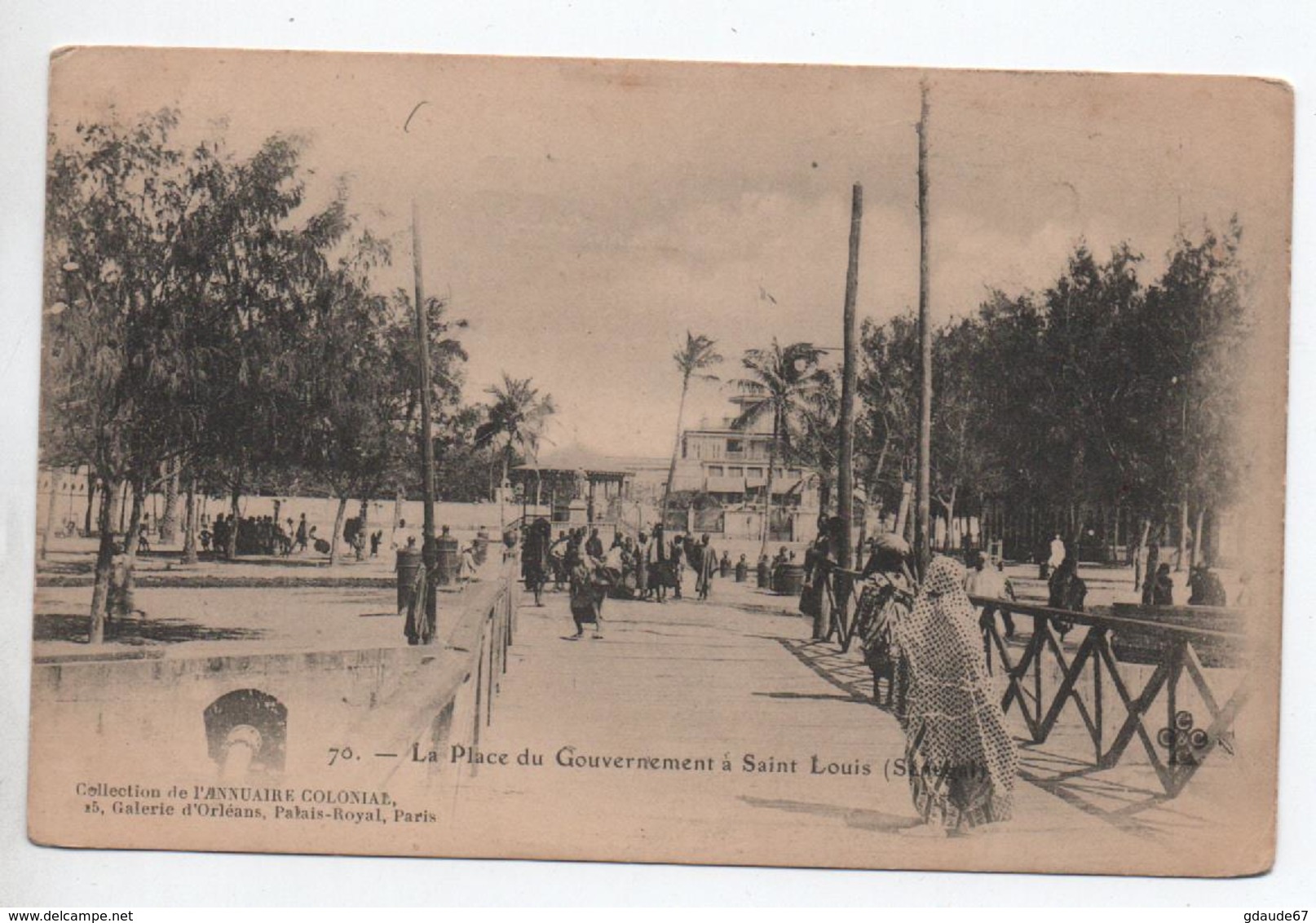 SAINT LOUIS (SENEGAL) - LA PLACE DU GOUVERNEMENT - Senegal