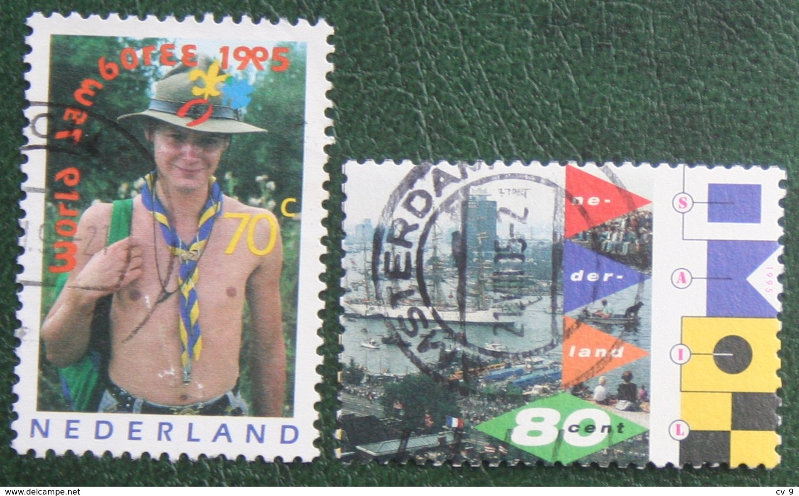 PFADFINDER, SCOUTISM, JAMBOREE + SAIL NVPH 1647-1648 (Mi 1547-1548); 1995 Gestempeld / Used NEDERLAND / NIEDERLANDE - Gebraucht