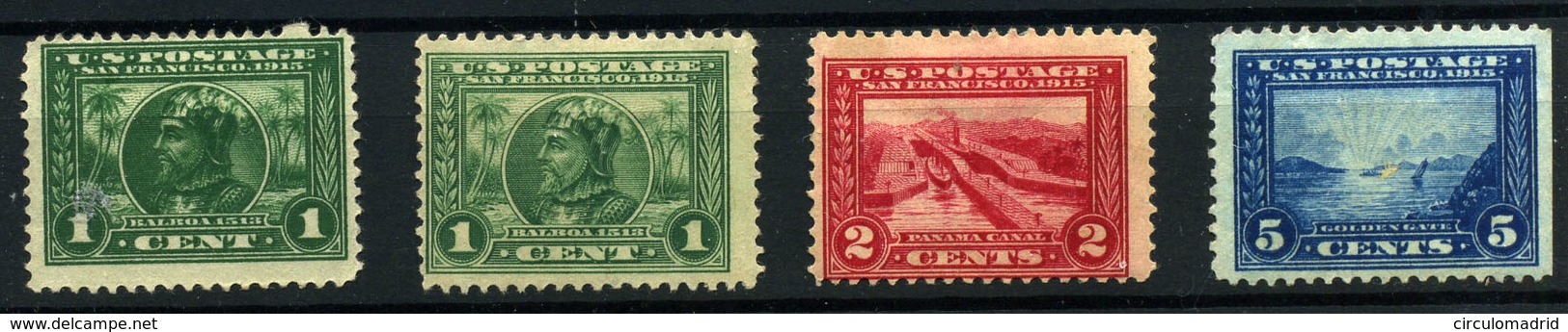 Estados Unidos Nº 195/7. Año 1912/15 - Unused Stamps