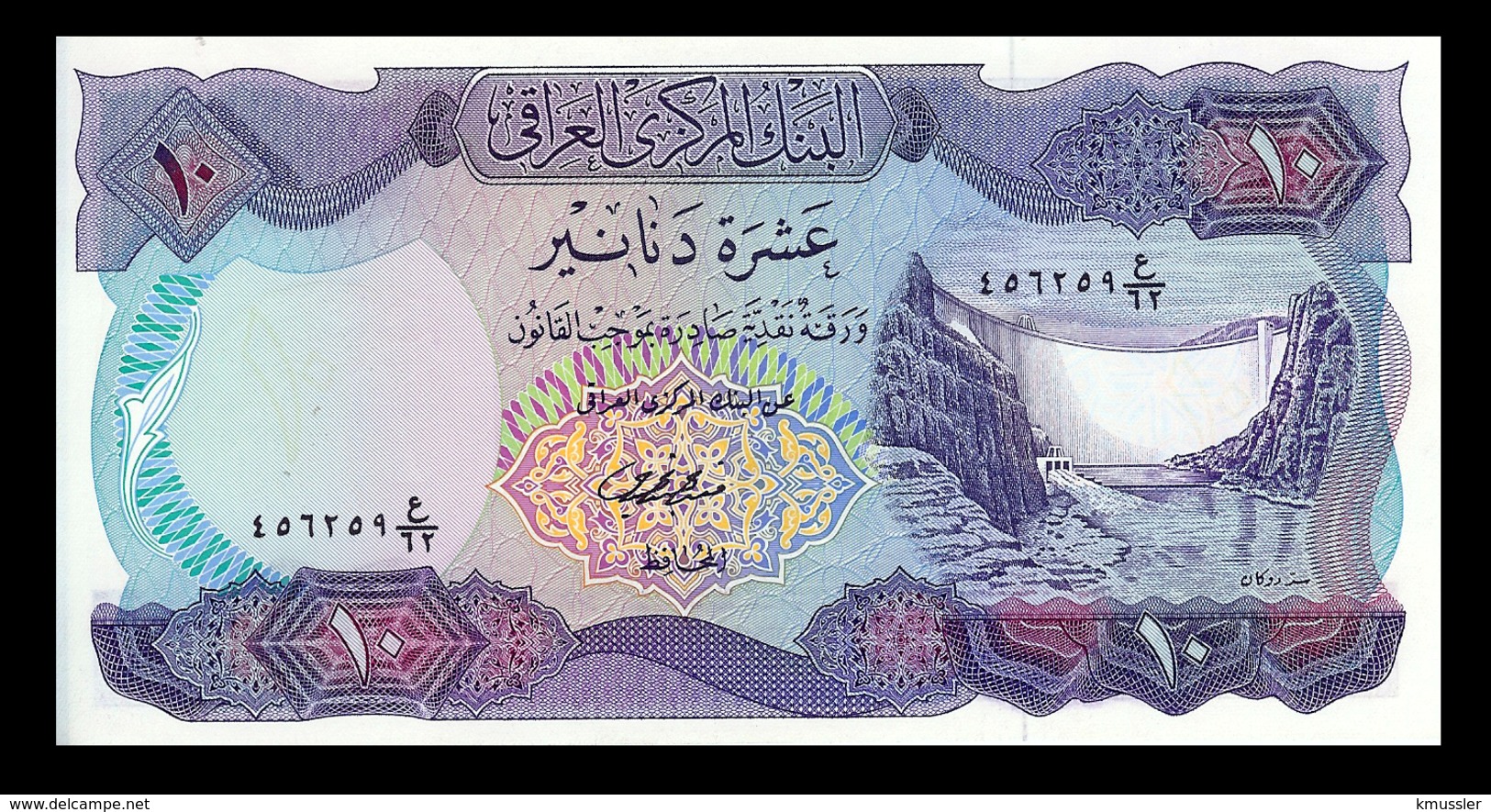 # # # Sehr Schöne Banknote Iraq (Irak) 10 Dinars UNC # # # - Irak