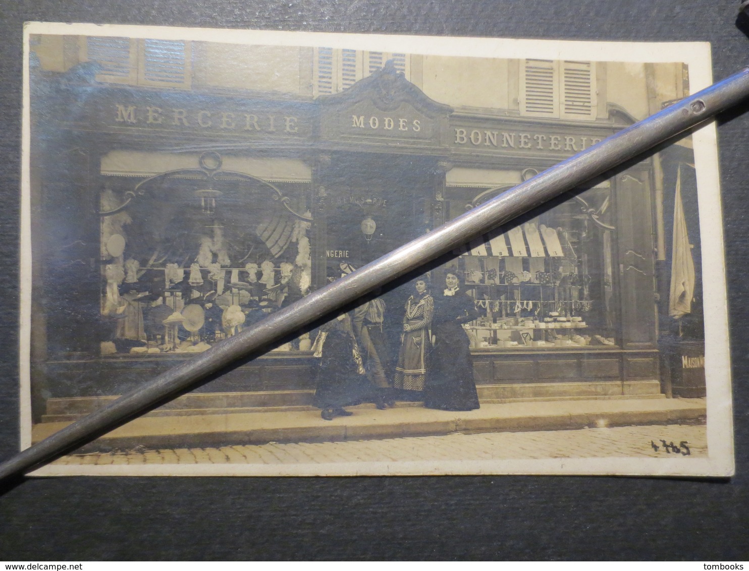 92 - Bois - Colombes - Carte Photo - Commerce - Mercerie - Modes - Bonneterie 13 Rue D'Estienne D'Orves - 1905 - - Colombes