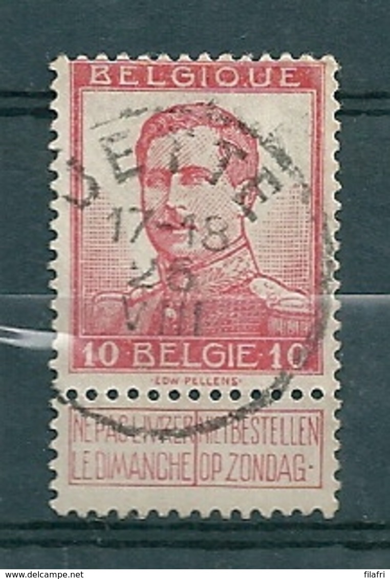 118 Gestempeld JETTE - COBA 6 Euro - 1912 Pellens