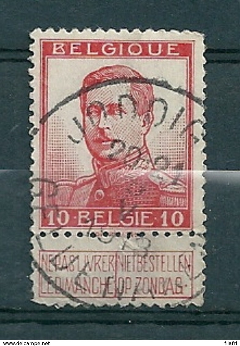 118 Gestempeld JODOIGNE - GELDENAKEN (zie Opm) - 1912 Pellens