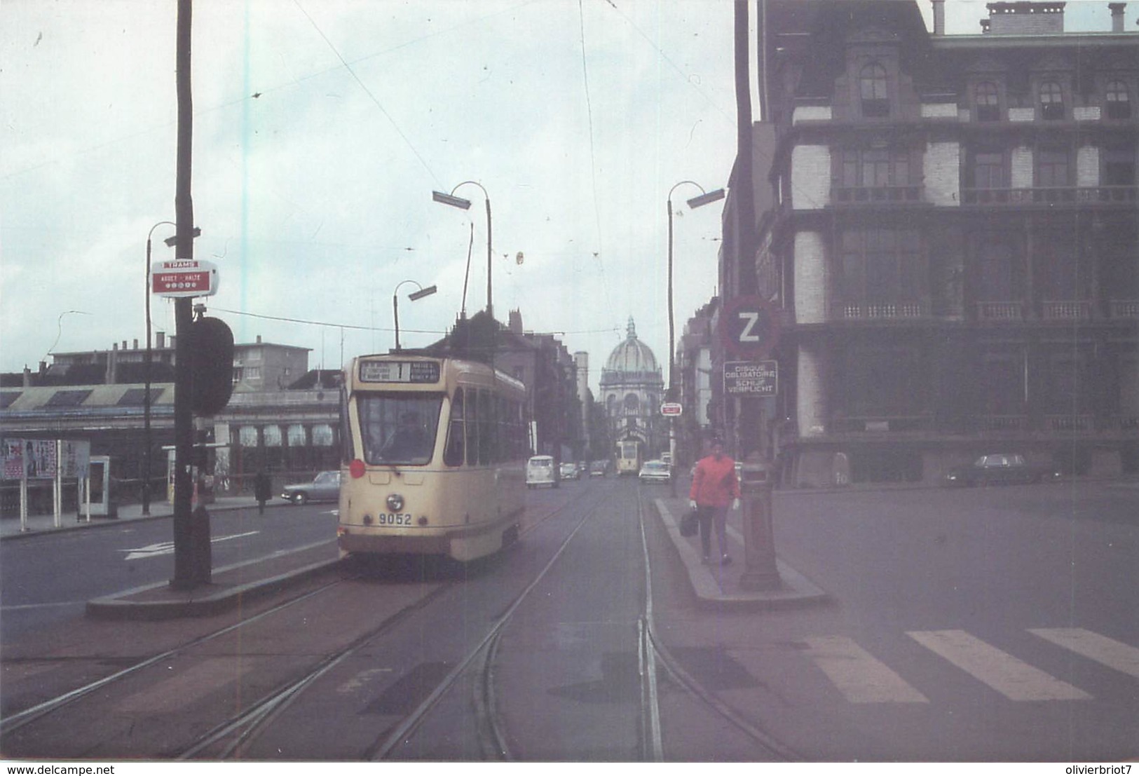 Belgique - Bruxelles - Photo - Format  Carte-Postale - Tram N° 1 - Nahverkehr, Oberirdisch