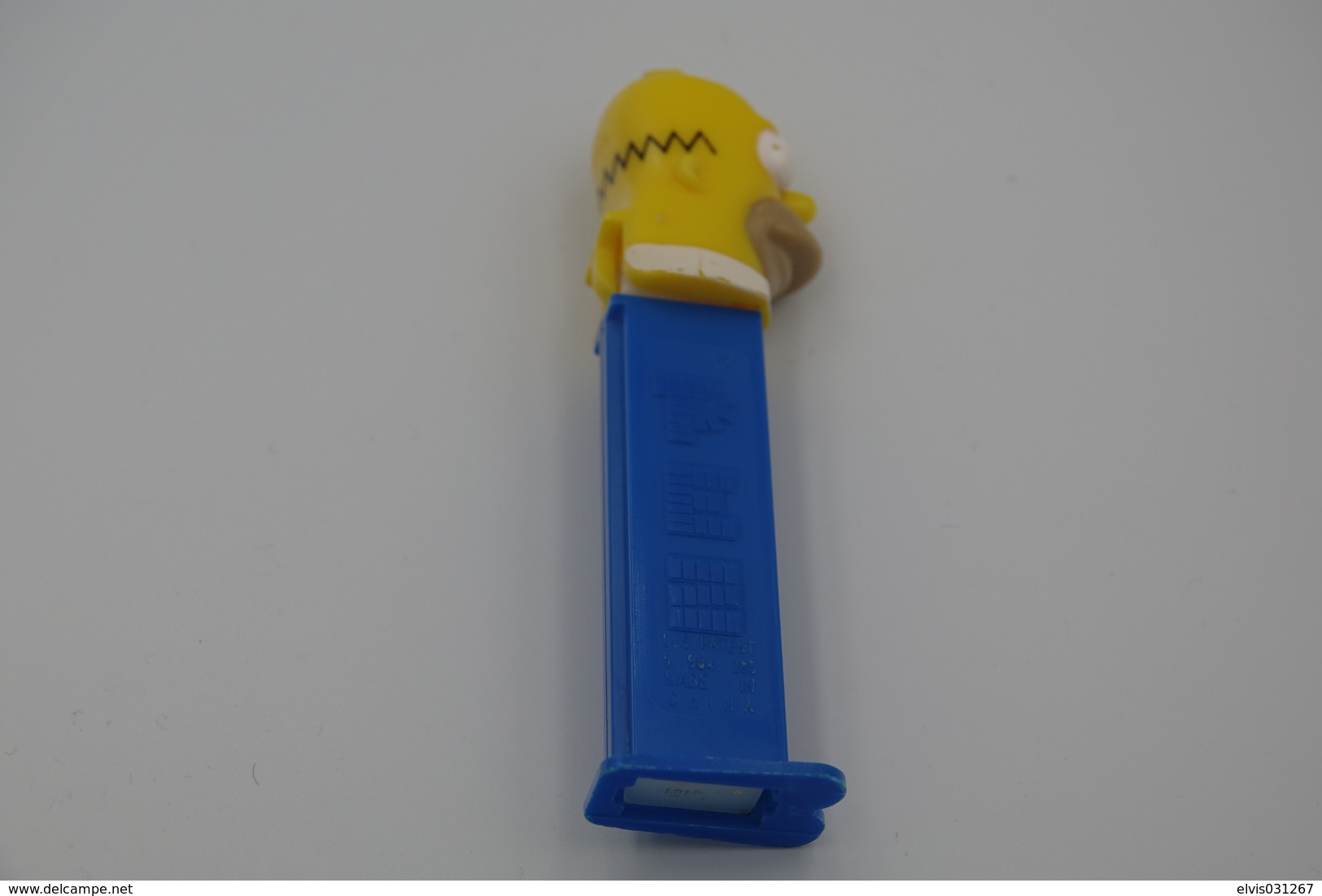 Vintage PEZ DISPENSER : HOMER SIMPSON - Matt Groening Fox - 2006- Us Patent China Made L=15.5cm - Figuren