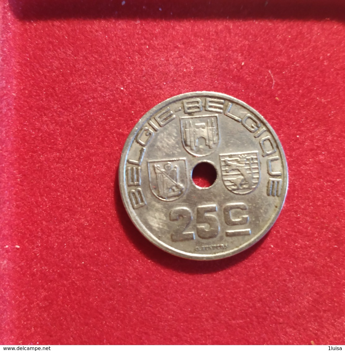 Belgio 25 Cent 1938 - 25 Cents