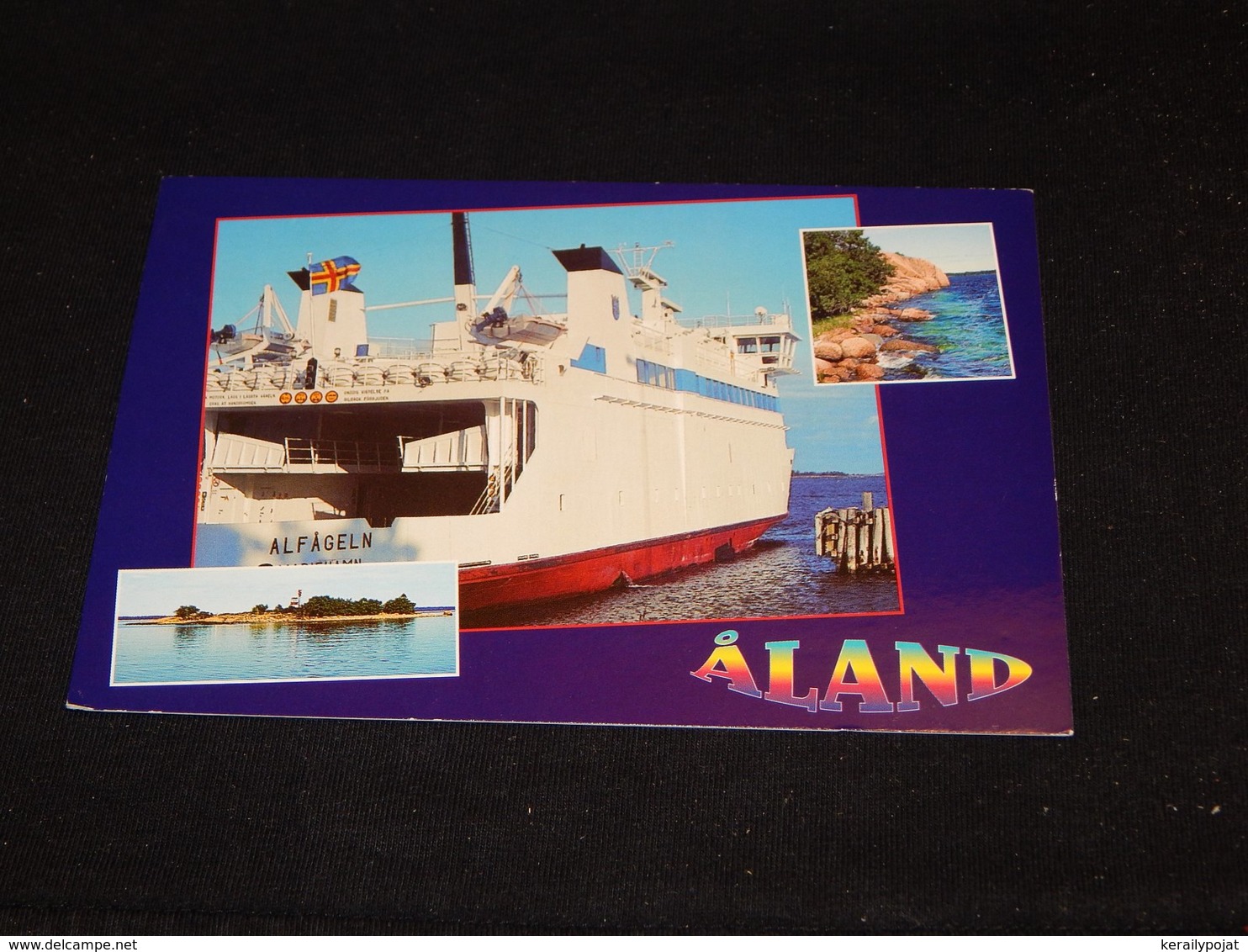 Aland 2000 Brändö M/s Alfågeln Card__(L-32904) - Aland