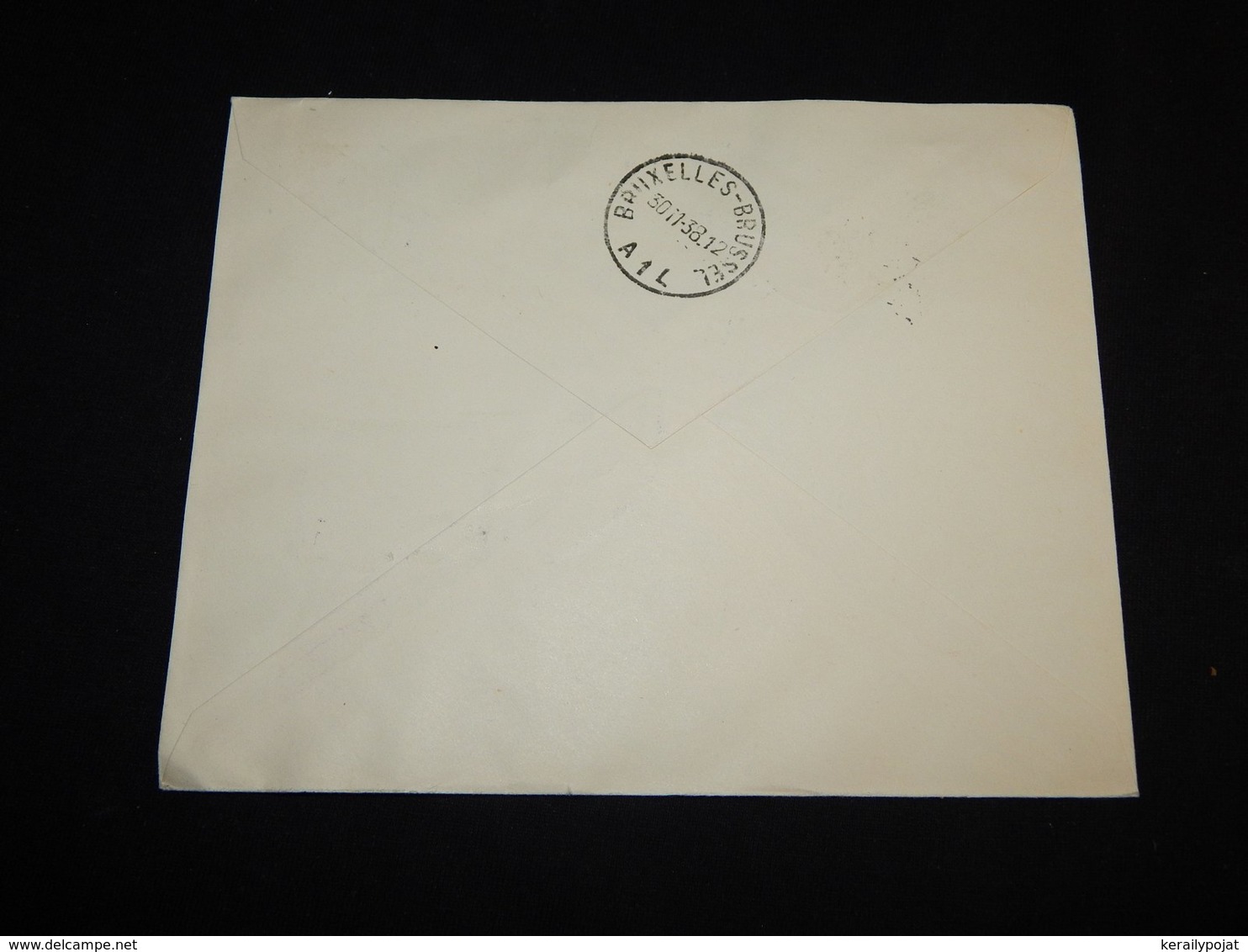 Belgium 1938 Sabena Air Mail Cover Via Elisabethville__(L-31529) - Other & Unclassified