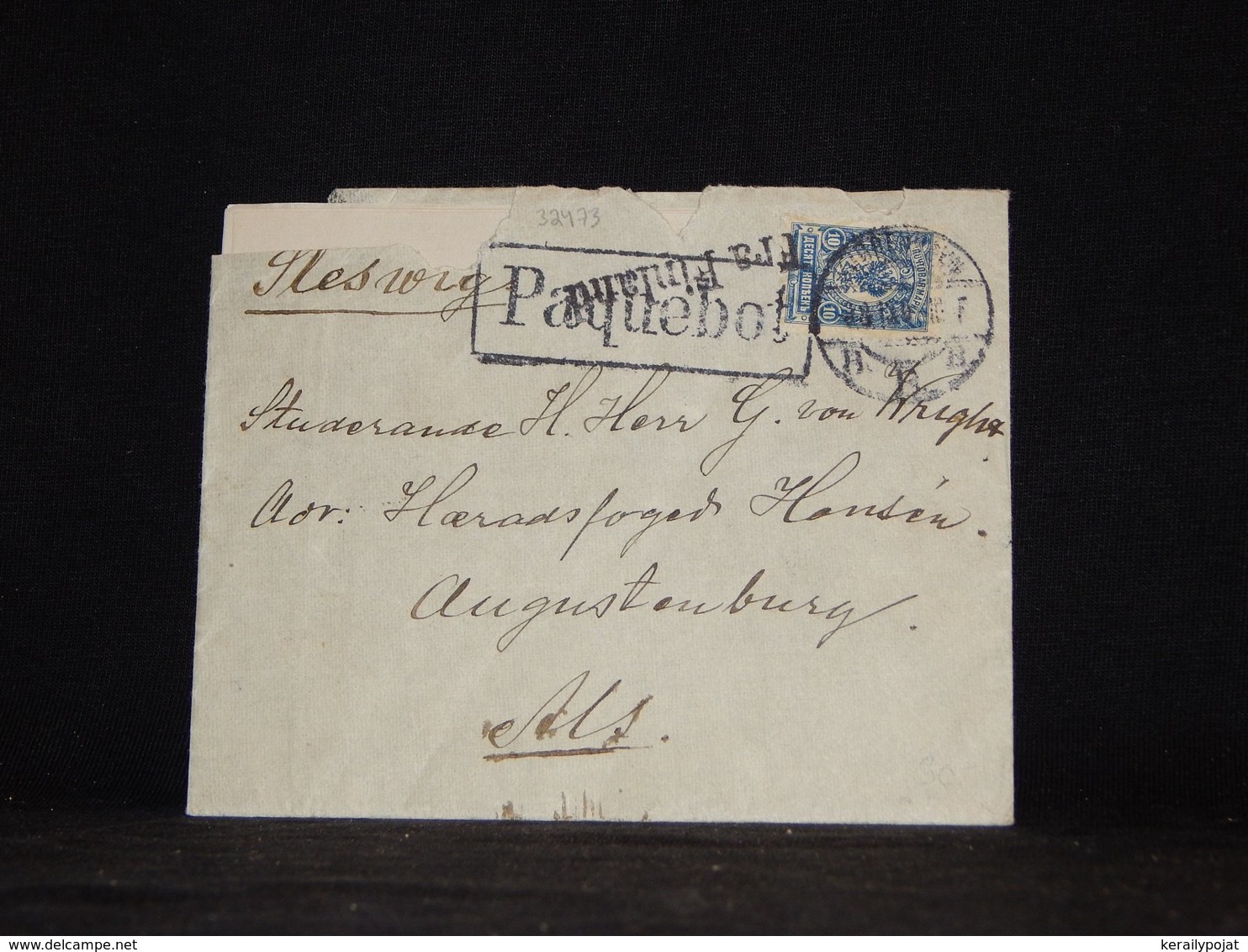 Russia 1913 Paquebot Cover To Germany__(L-32473) - Lettres & Documents