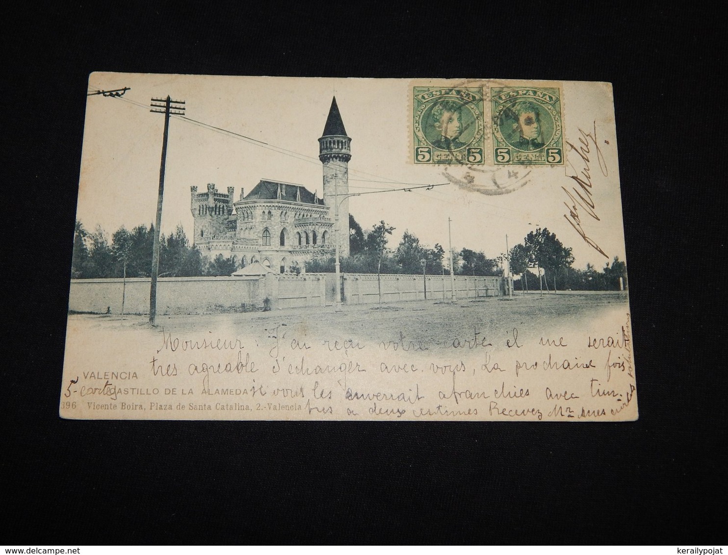 Spain 1902 Postcard To Denmark__(L-31868) - Lettres & Documents