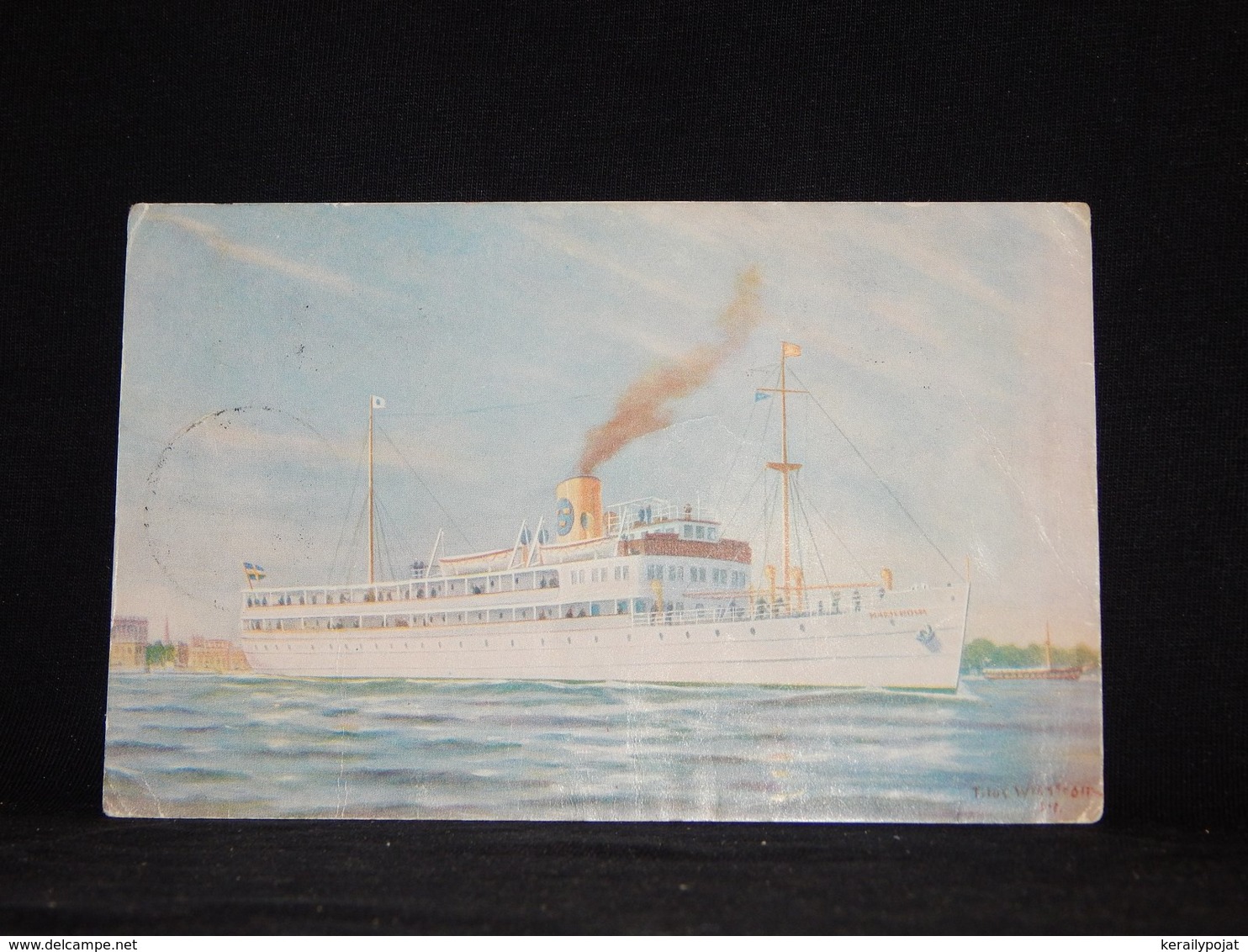 Sweden 1939 Göteborg Suez Ship Mail Card__(L-32462) - Lettres & Documents