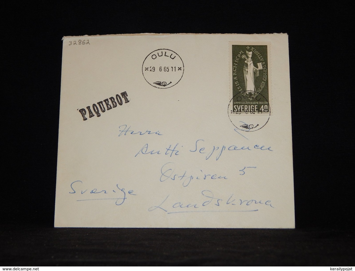 Sweden 1965 Oulu Paquebot Cover__(L-32862) - Covers & Documents