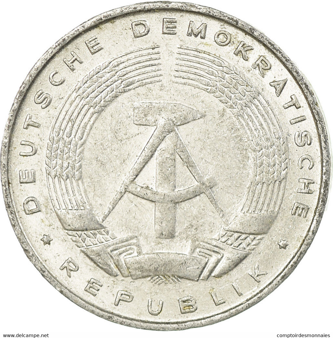 Monnaie, GERMAN-DEMOCRATIC REPUBLIC, 5 Pfennig, 1972, Berlin, TTB, Aluminium - 50 Pfennig