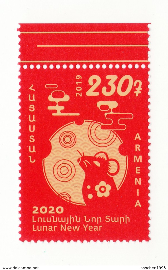 Armenien / Arménie / Armenia 2019, Lunar New Year, Rat, Fauna - MNH - Anno Nuovo Cinese