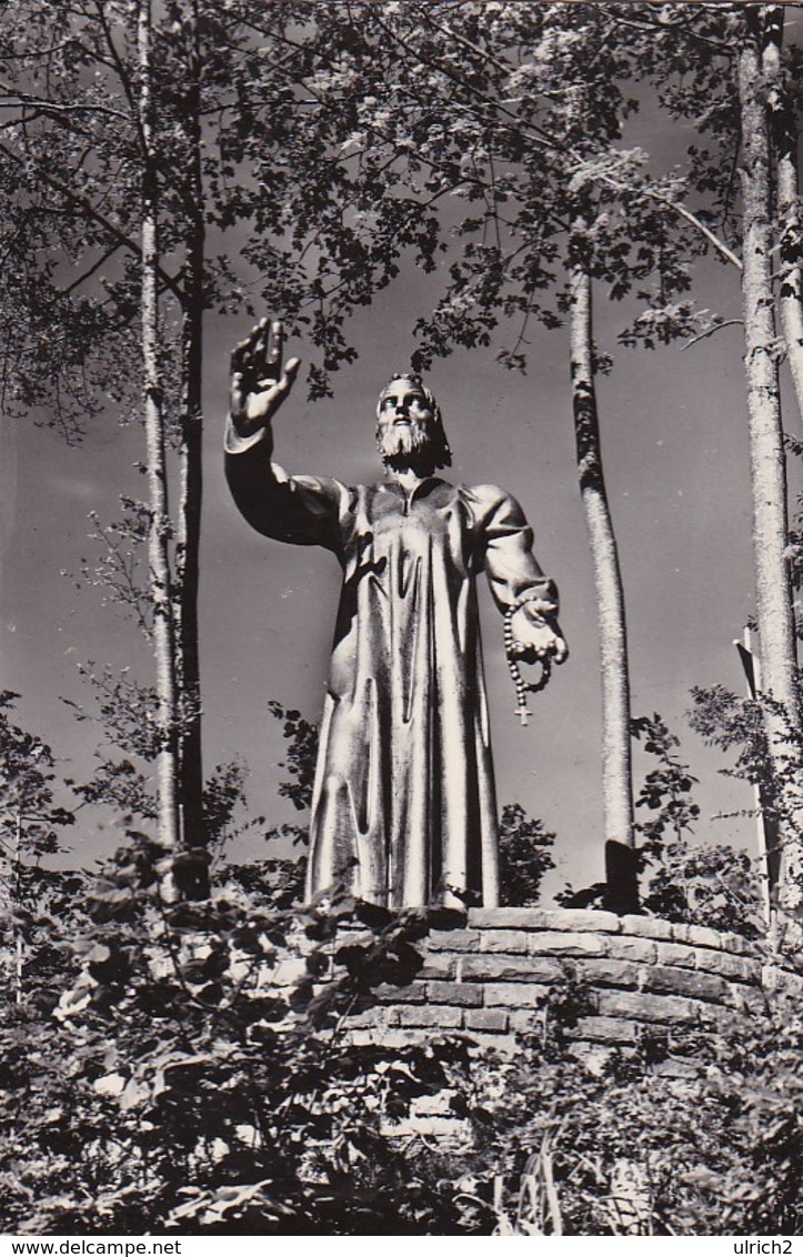 AK Hl. Niklaus Von Flüe - Statue Auf Dem Feierplatz Flüeli - Albert Wider, Widnau 1947- Bruder Klausen-Heim 1956 (45943) - Sonstige & Ohne Zuordnung