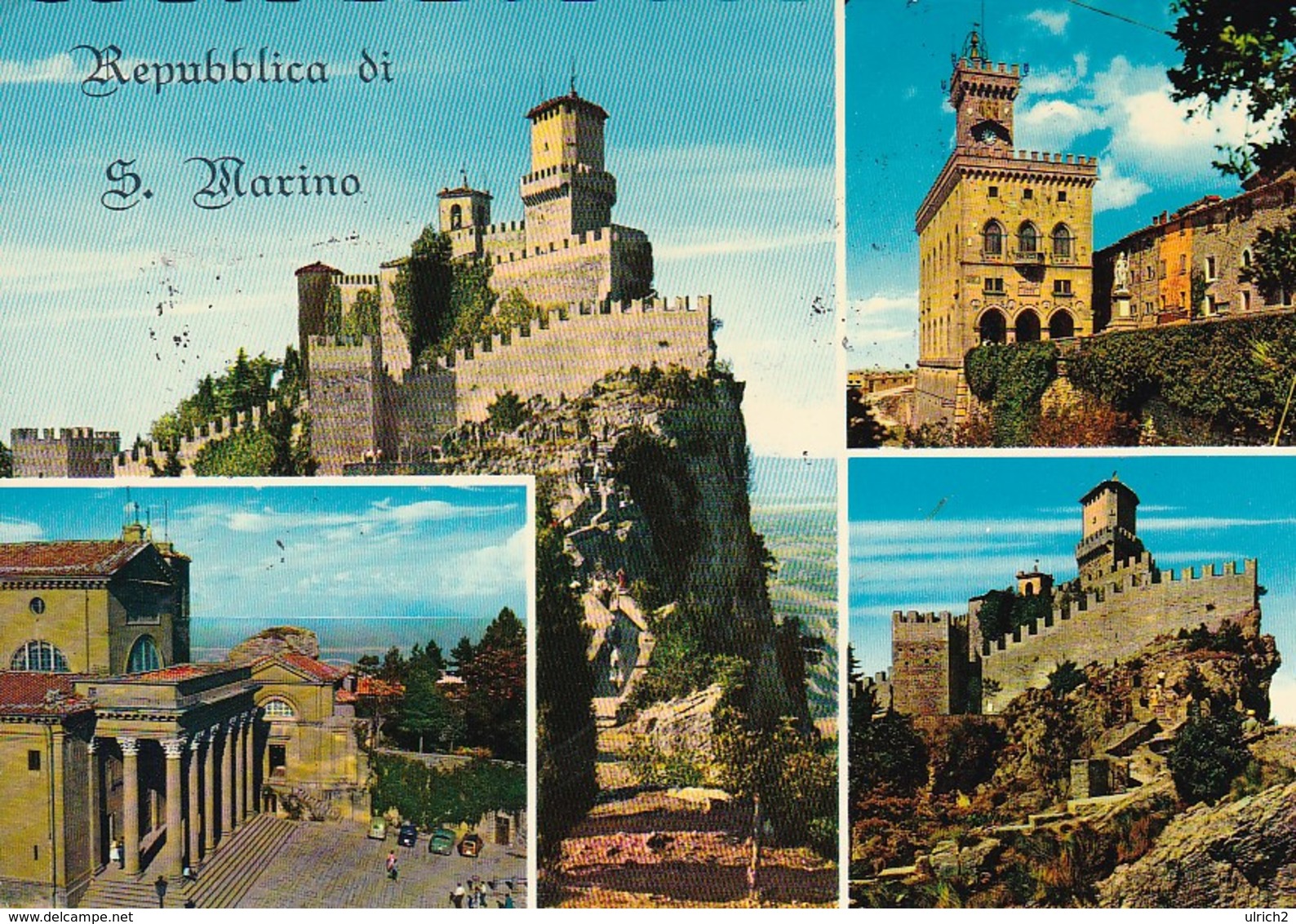 AK San Marino - Mehrbildkarte - Prima Torre - Palazzo Del Governo - La Pieve - 1970 (45949) - San Marino