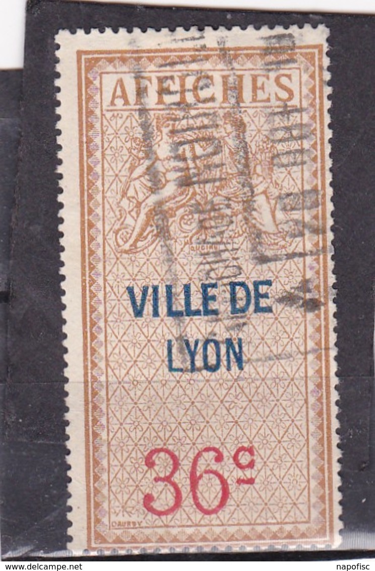 T.F D'Affichage Ville De Lyon 36 C - Autres & Non Classés