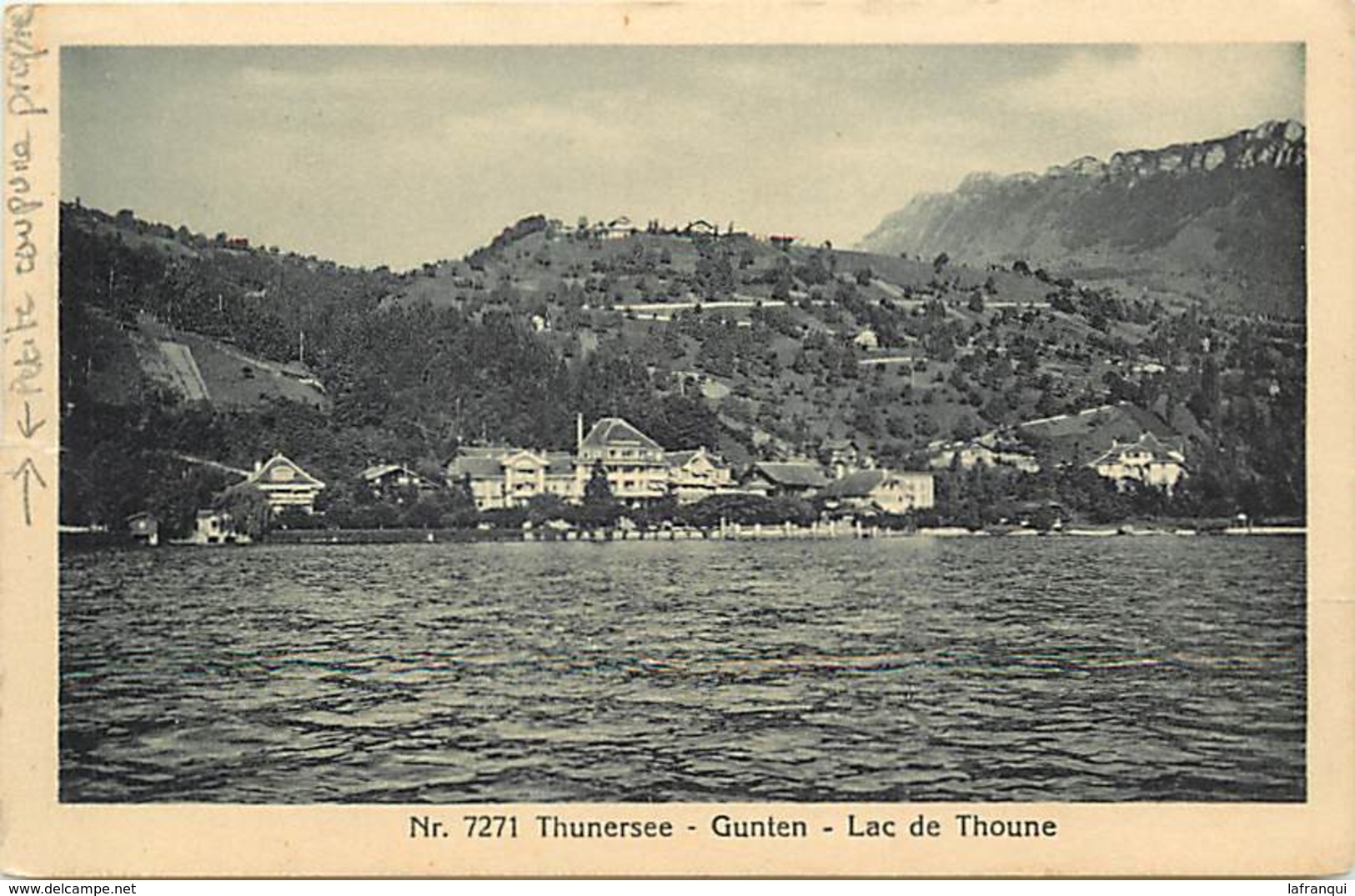 Pays Div- Suisse -ref V471- Thunersee - Gunten - Lac De Thoune - - Thoune / Thun