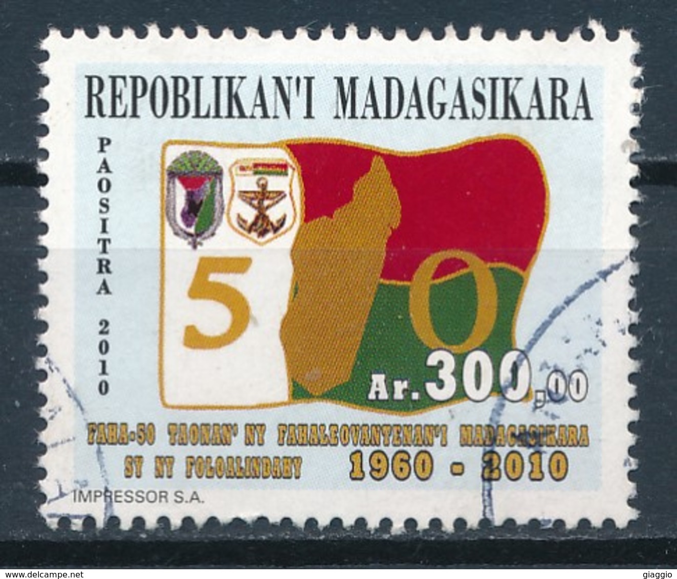 °°° MADAGASCAR - Y&T N°1899 - 2010 °°° - Madagascar (1960-...)