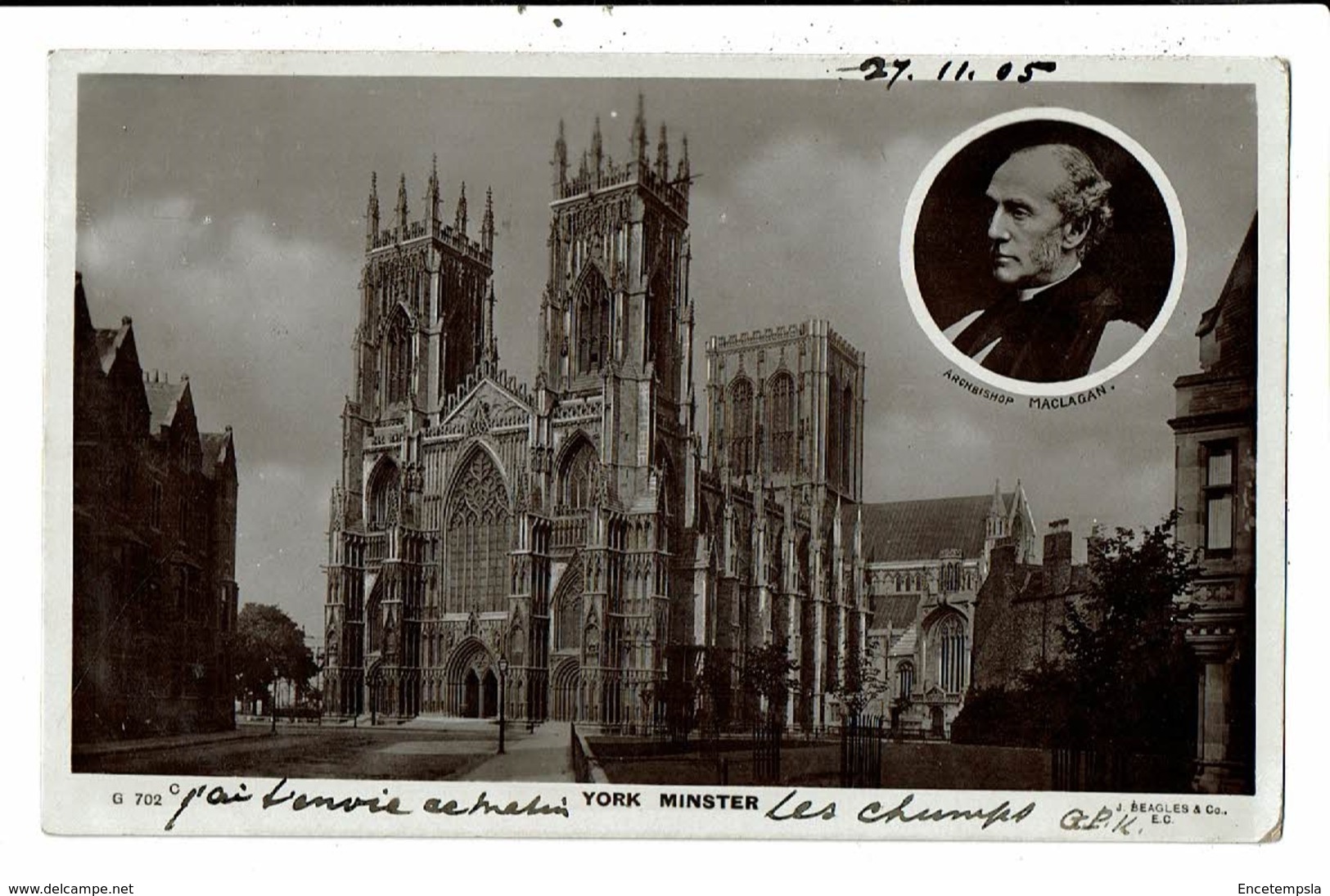 CPA-Carte Postale-Royaume Uni-York-  Minster Archbishop Maclagan 1905  VM10789 - York