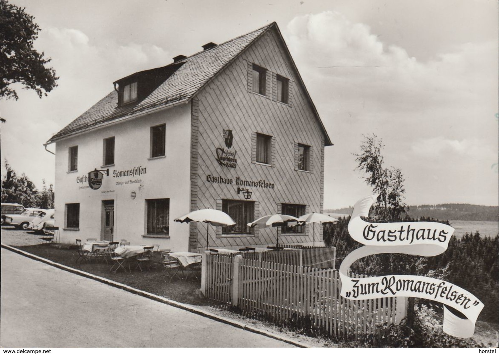 D-95131 Schwarzenbach - Bernstein Am Wald - Gasthaus "Zum Romansfelsen - Cars - VW Käfer - Naila
