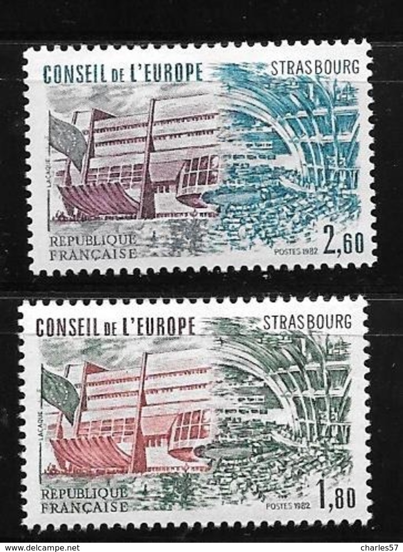 France:Timbres De Service N°73/74 ** - Neufs