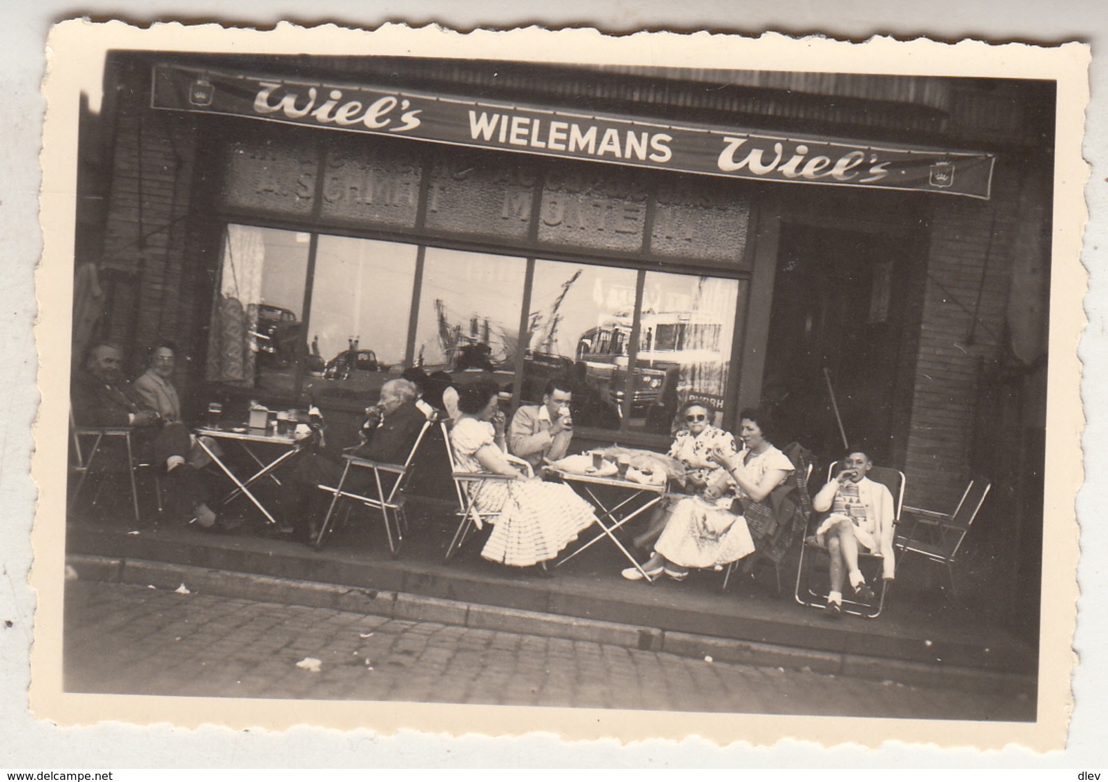 Café Wiel's Wielemans - à Situer - Te Situeren - Photo 6 X 9 Cm - Lieux