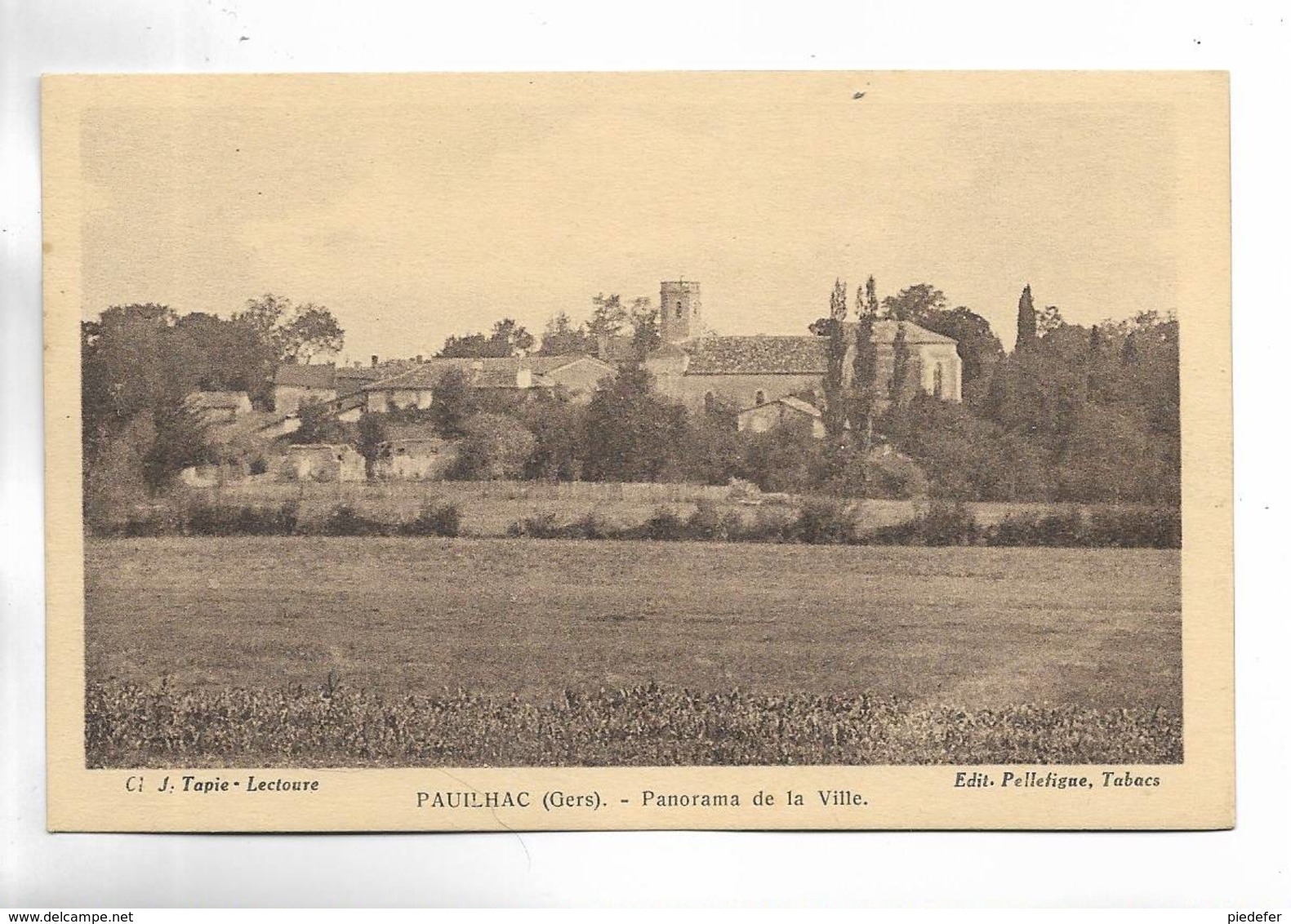 32 - PAUILHAC ( Gers ) - Panorama De La Ville. - Otros & Sin Clasificación