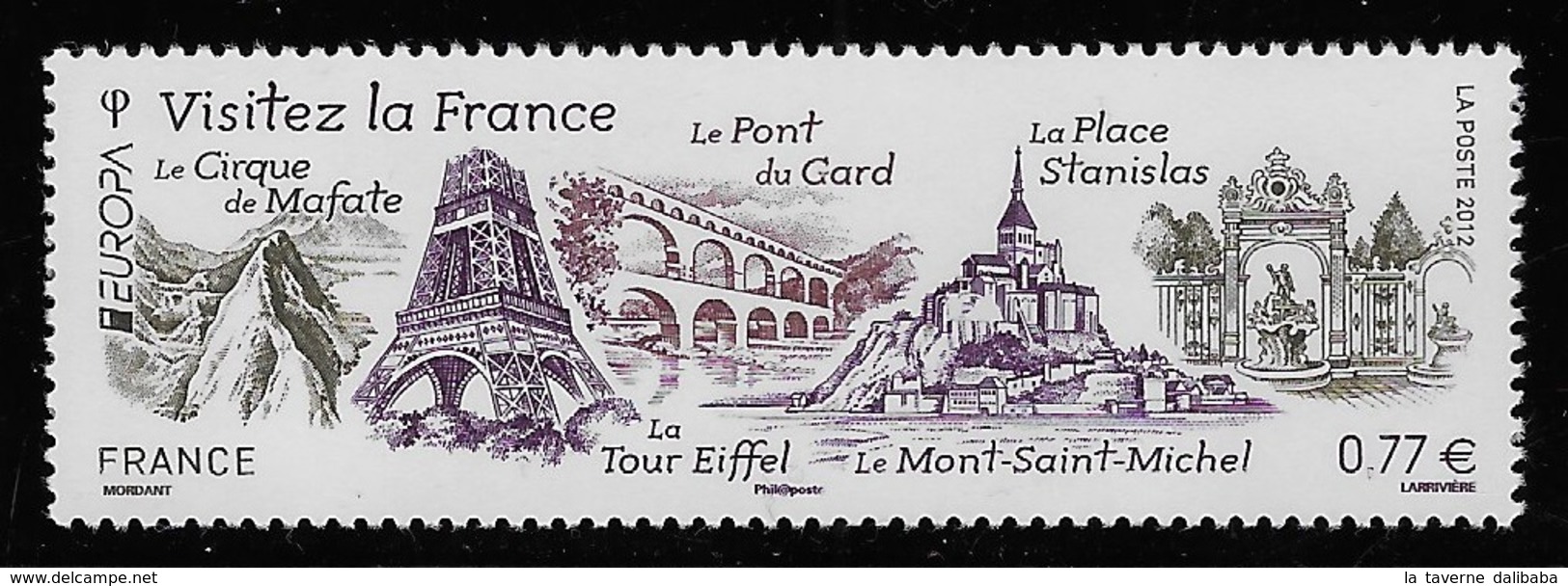 N° 4661 EUROPA VISITEZ LA FRANCE NEUF ** TTB COTE 2,60 € - Ungebraucht