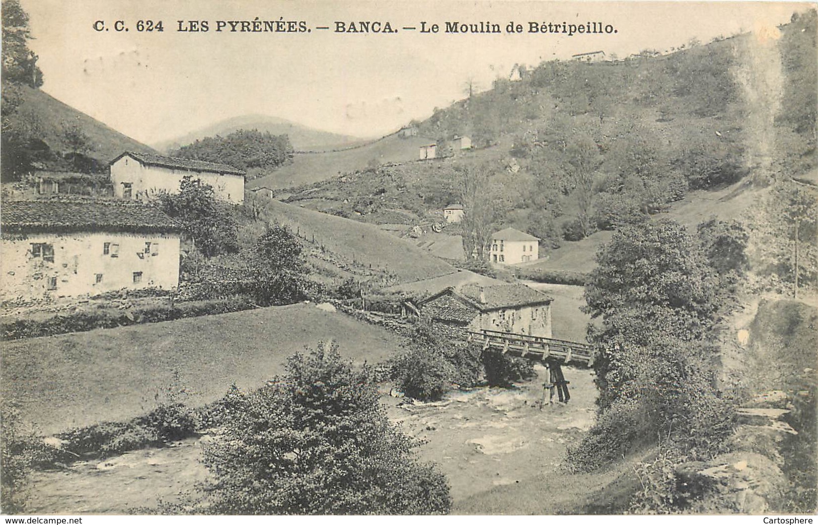 CPA 64 Pyrénées-Atlantiques Banca Le Moulin De Bétripeillo - Autres & Non Classés